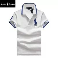 ralph lauren tee-shirt coton pima big pony blanc